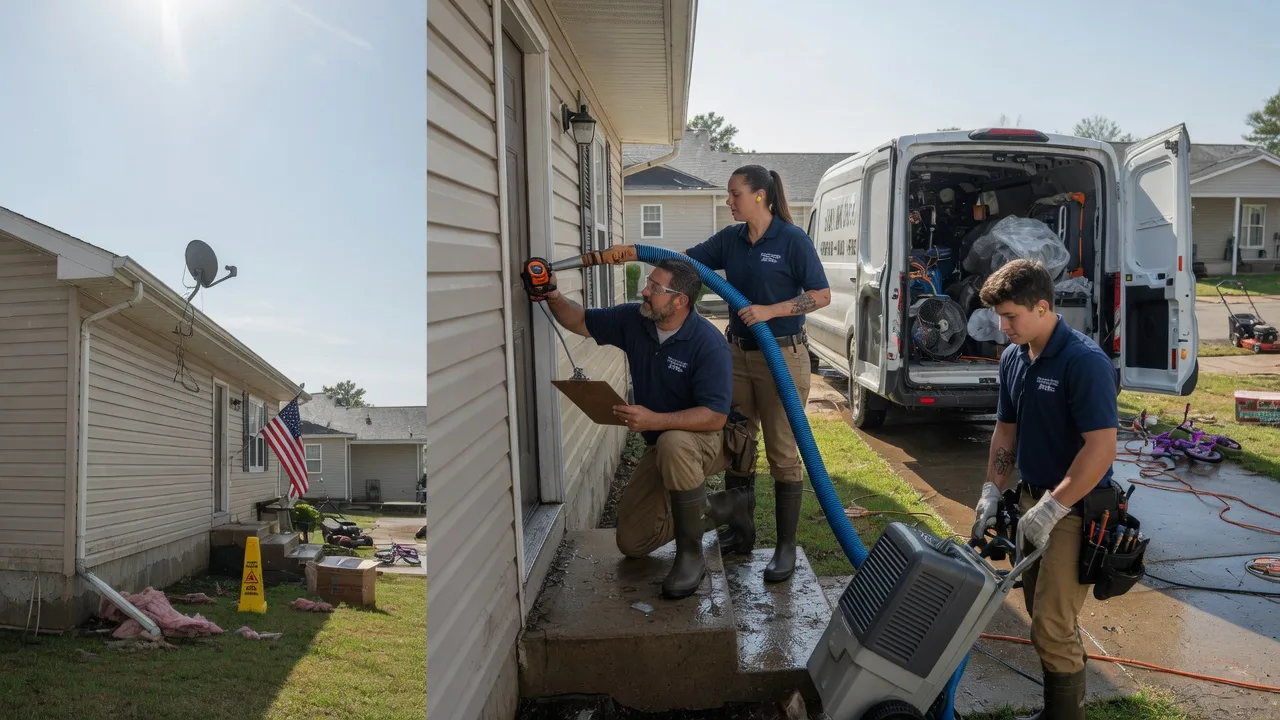Ceiling Water Damage Restoration in Elkhart, IA near me